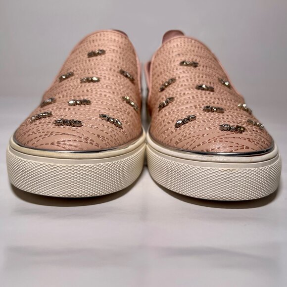 The WISHBONE Collection by Browns Shoes | Lia Pink Slip-On Loafers - Picture 7 of 9